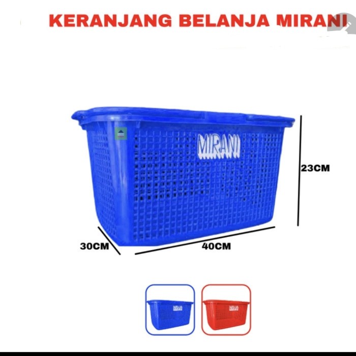 Keranjang Belanja / Minimarket / Supermarket Mirani Plastik Grosir