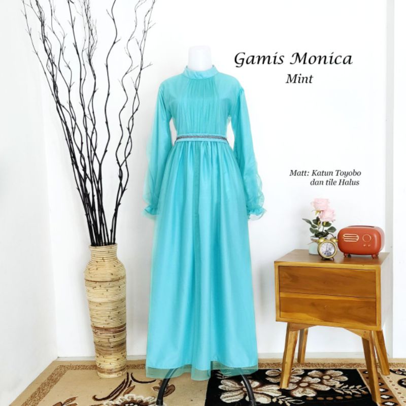 Gamis Monica | gamis couple | gamis couple pasangan | gamis dewasa | baju pesta | baju lebaran