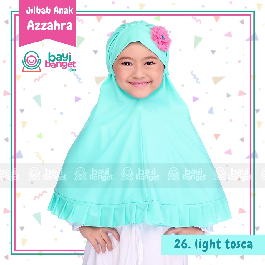 Jilbab Anak Instan Azzahra Warna Putih Shopee Indonesia