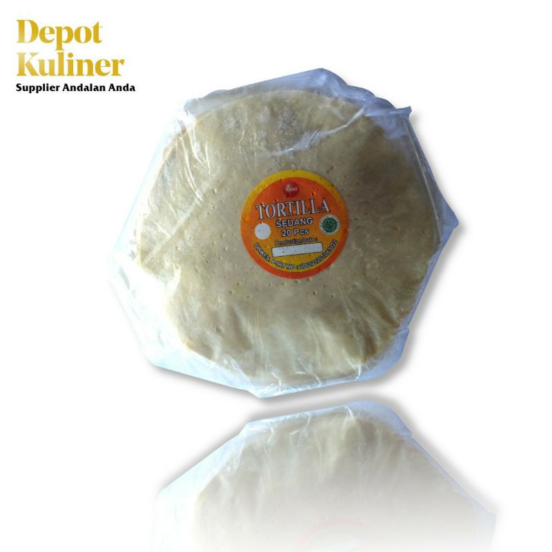 Kulit Kebab Tortilla Sedang Diameter 22 CM