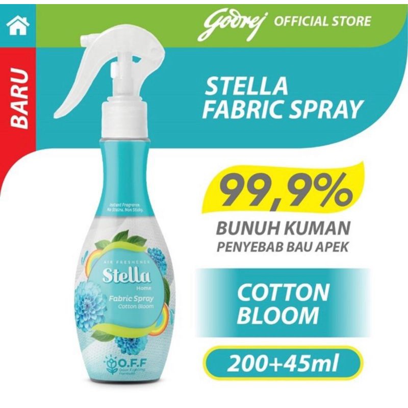 Stella Fabric Spray Cotton Bloom 200 + 45 ml pink Peony 200 + 45