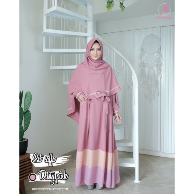 PRELOVED Gamis set/JILBAB/ Bergo | Nanabicollections |geraisaffa