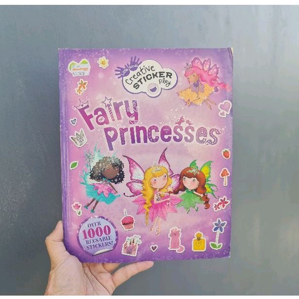 

Creative 1000 Reusable Sticker Book Fairy Princess / Buku Stiker Anak Import Princess 1000 Sticker