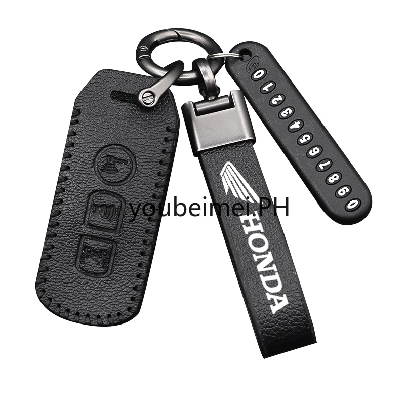 Case Pelindung remote Kunci motor honda VARIO 125 150 Bahan Kulit Dan Logam