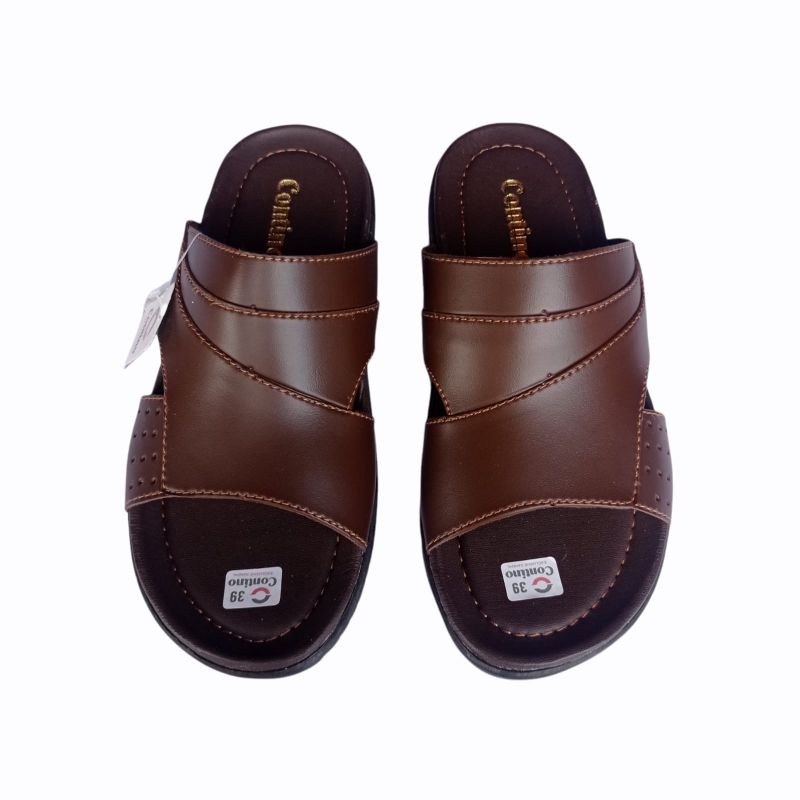 Sandal Slop Pria / Sandal Slide Pria / Sandal Kulit Pria Ringan Nyaman di Pakai Anti Slip