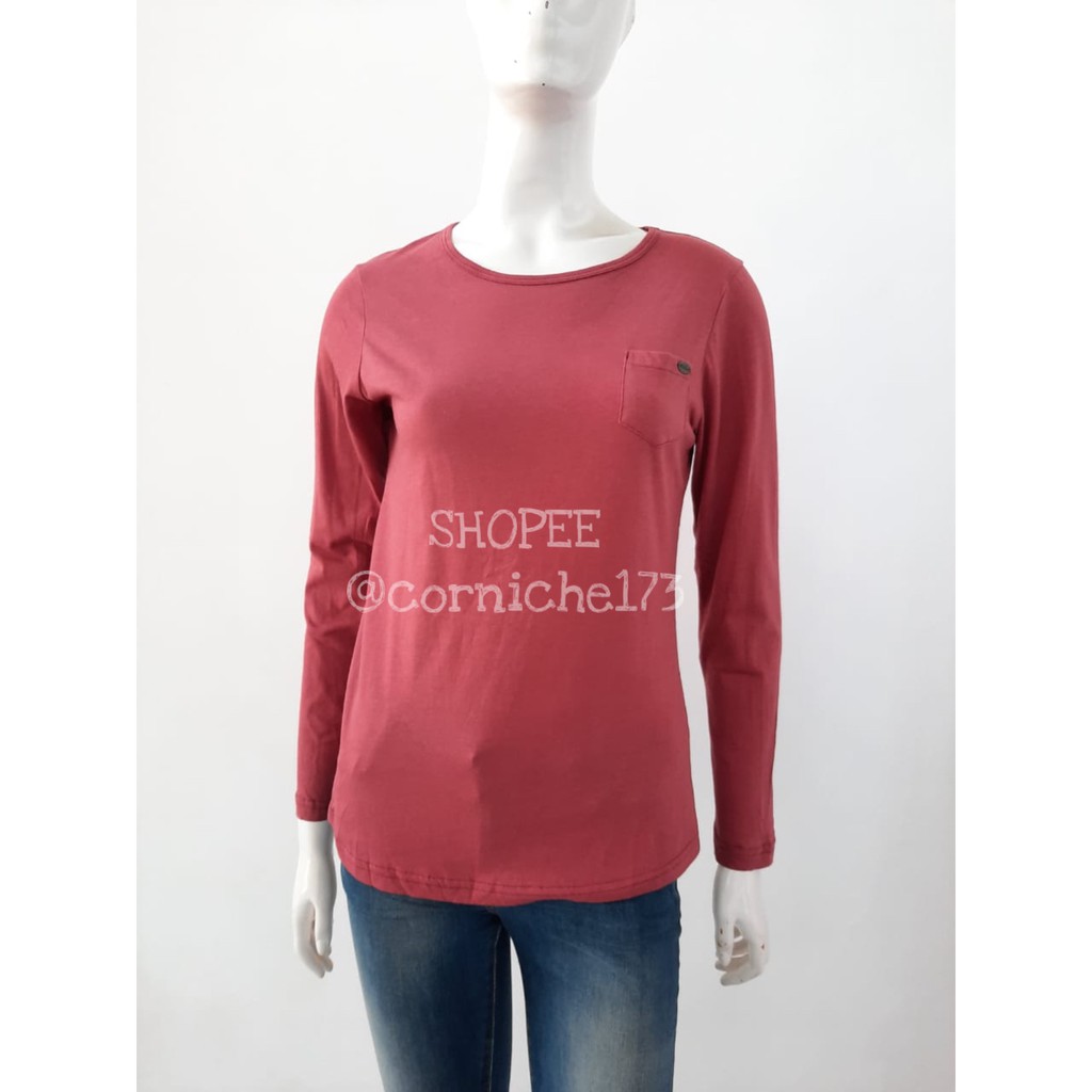 Corniche Pocket Tee Red Garnet - TV230990