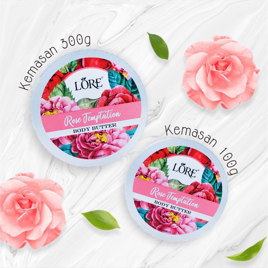 LORE Rose Temptation Body Butter 300 gr