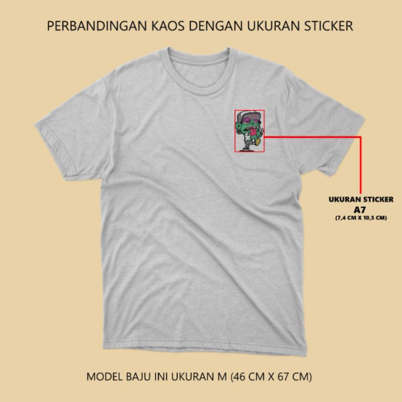 STICKER SABLON CUSTOM STICKER KAOS CUSTOM MURAH