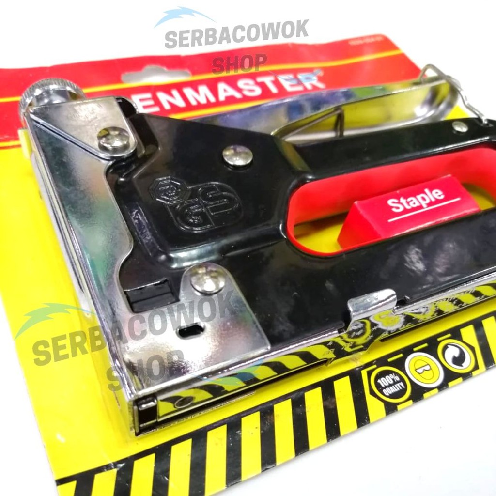 Kenmaster Gun Tacker Stapler Mesin Staples Jok Heavy Duty 4 - 14 MM Serbaguna Termurah Berkualitas