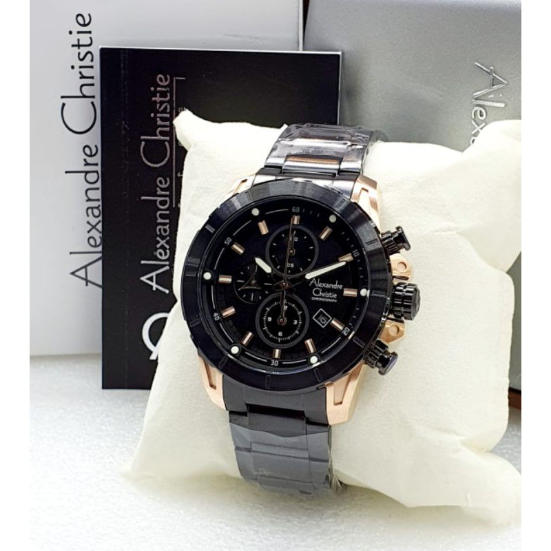 JAM TANGAN ALEXANDRE CHRISTIE 6552 STAINLESS ORIGINAL