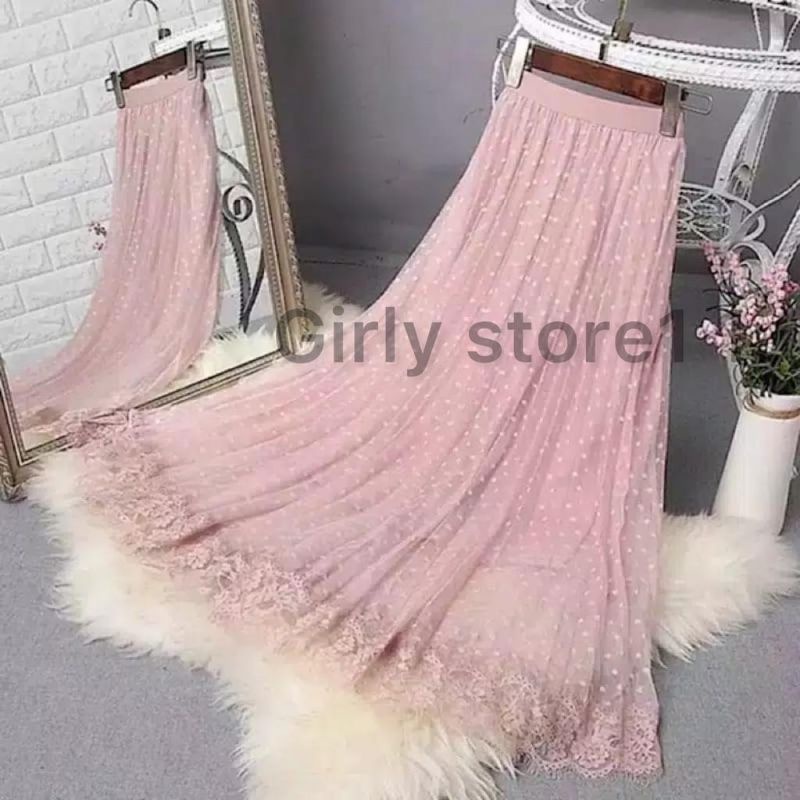 (Bisa COD) Rok tutu panjang | Rok tutu | Rok panjang