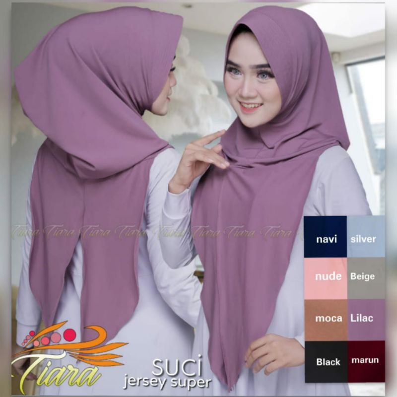 Hijab Hoodie suci ori tiara hijab