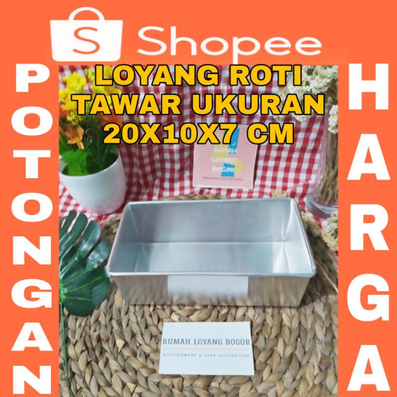 Loyang Roti Tawar Tanpa Tutup Bahan Tebal