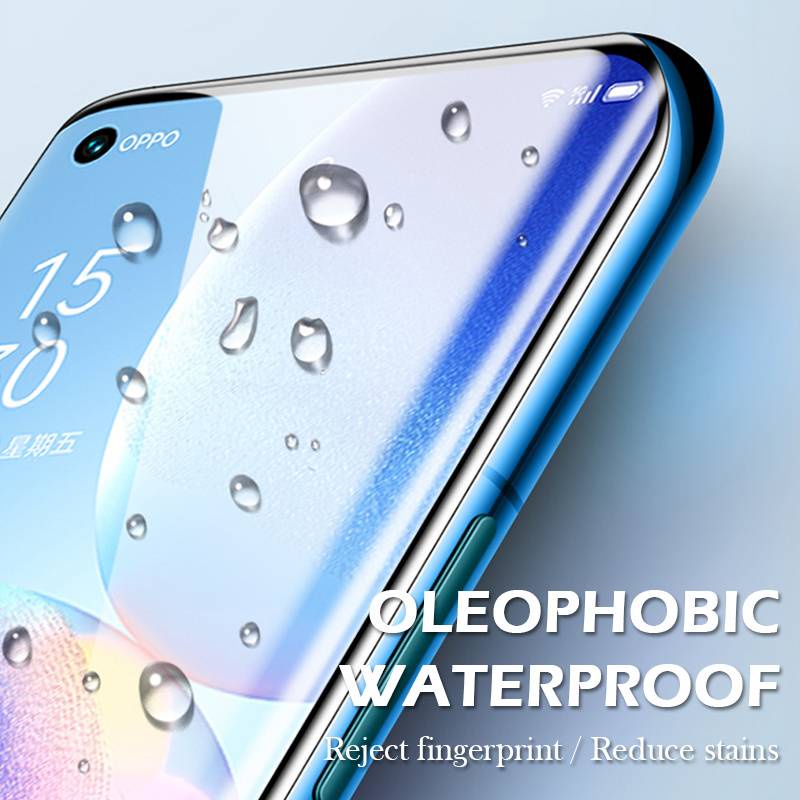 2Pcs Full Cover Hydrogel film for OPPO Reno4 se / Reno4 / Reno4 Pro / Reno5 / Reno5 K / Reno5 Pro / Reno6 / Reno6 Pro / Reno Z / Reno Ace / Reno 2Z / Reno 3Pro / Reno3 / Reno2 / Reno 10X Zoom Screen Protector Blueray not glass