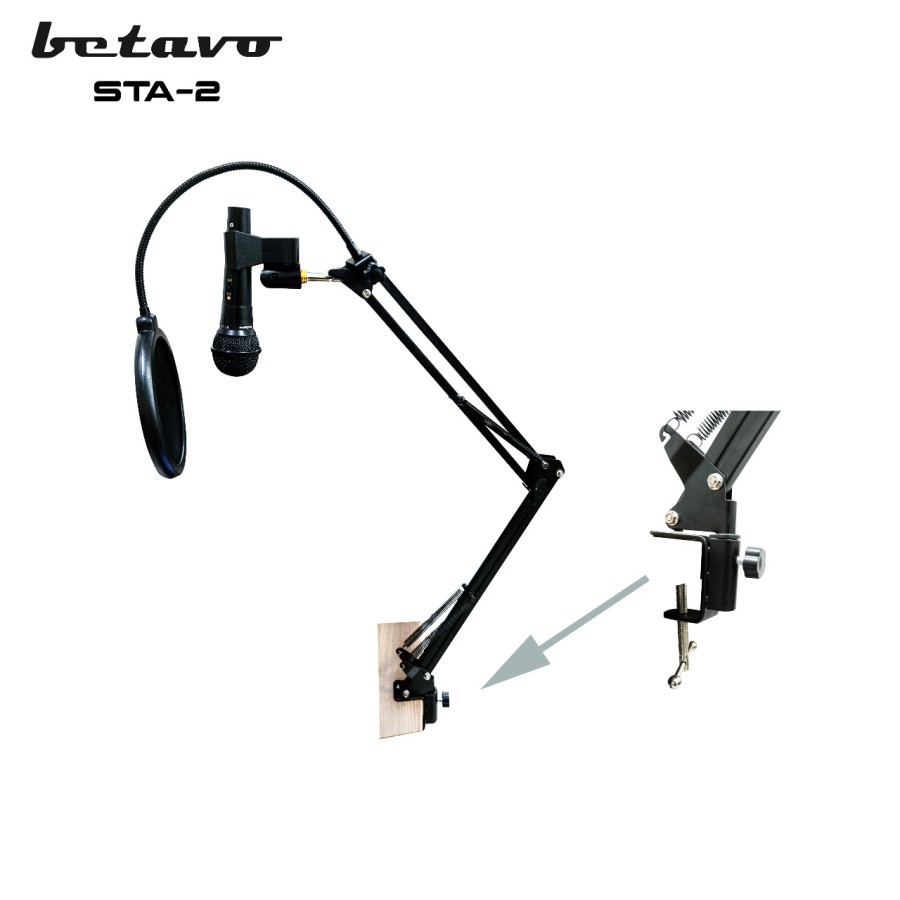 STAND MIC BETAVO STA 02 STAND MICROPHONE BETAVO STA 2