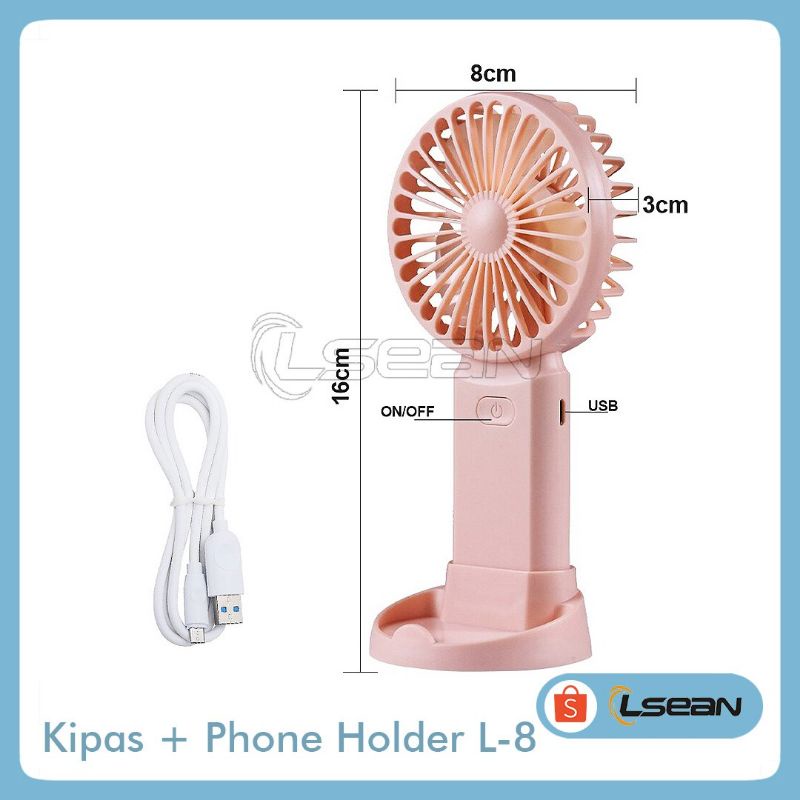 KIPAS ANGIN MINI PORTABLE RECHARGEABLE | KIPAS ANGIN TANGAN GENGGAM