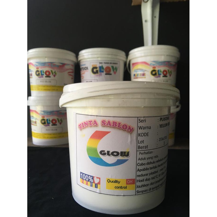 

Jual Tinta Plastisol Yellow Blok Glow Ink 1 Kg Bagus