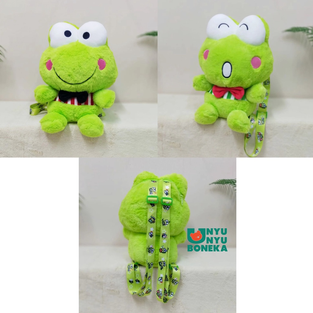 Ransel fullbody Keropi Size 30cm Keropi tas Ransel sekolah Boneka kodok keropi baby kids