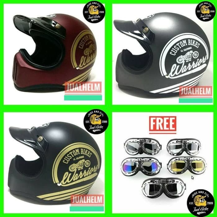 Helm Cakil HBC Custom Bikes nyaman & trendy