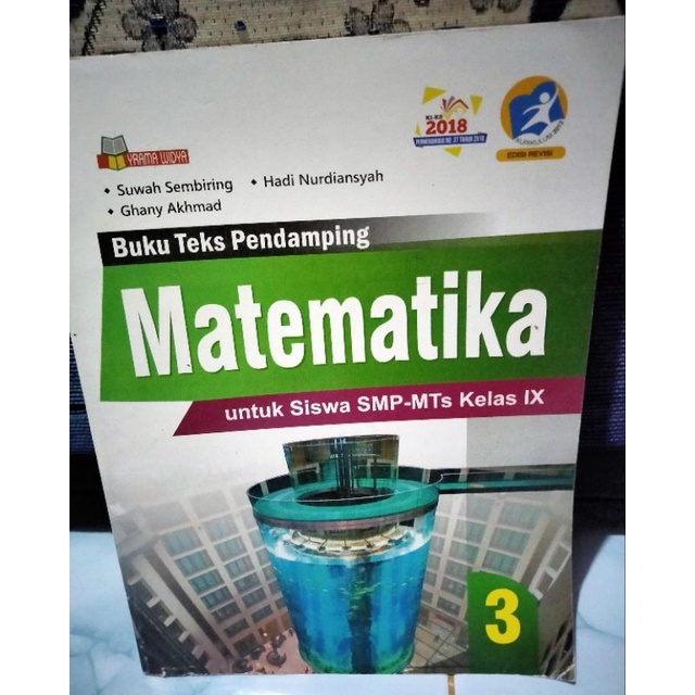 MATEMATIKA YRAMA WIDYA SMP/MTS KELAS 9 k13