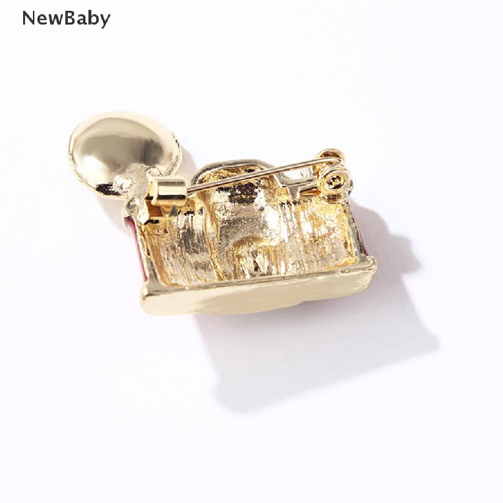 Bros Pin Enamel Bentuk Kamera Mini Gaya Vintage Untuk Aksesoris Sweater / Syal / Hadiah