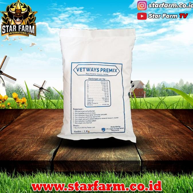 #####] Vetways Premix 1kg - Star Farm