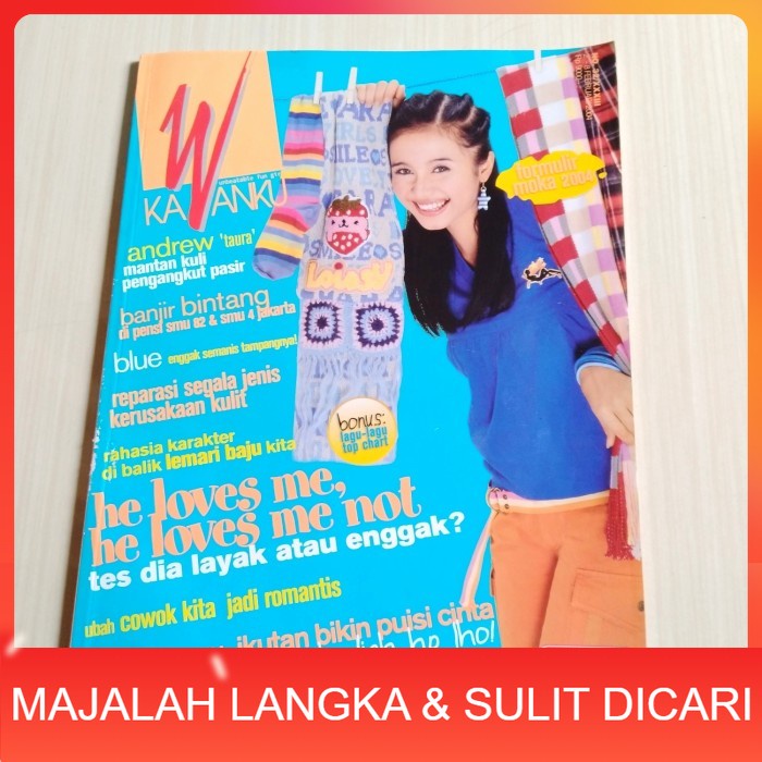 Majalah KAWANKU No.32 Feb 2004 LAUDYA CHINTYA BELLA Langka