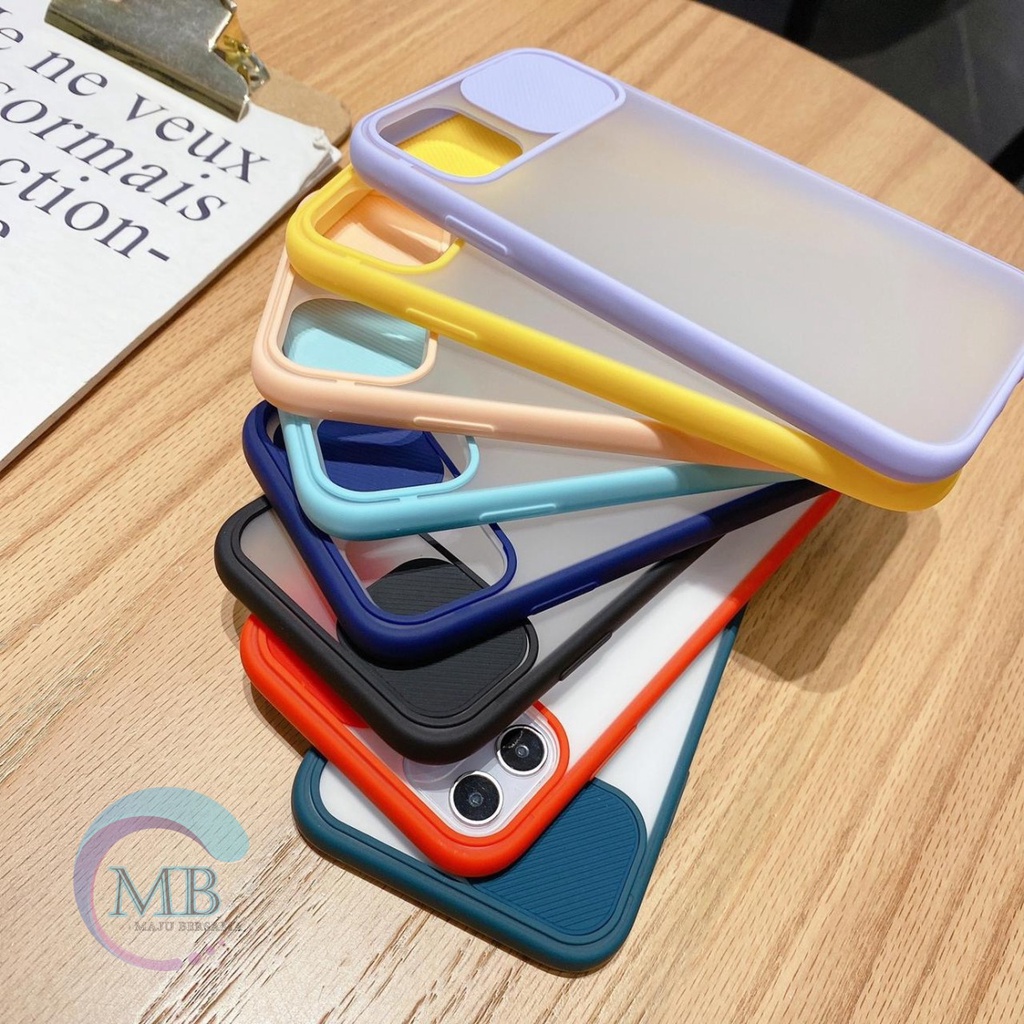 Softcase Slide Pelindung Kamera Iphone 11 12 Mini Pro Max MB2007