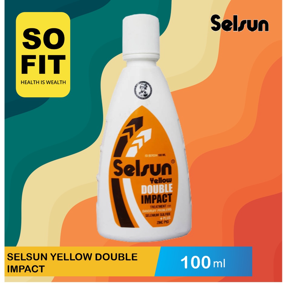Selsun Yellow Double Impact Shampoo 100ml / Selsun Shampoo
