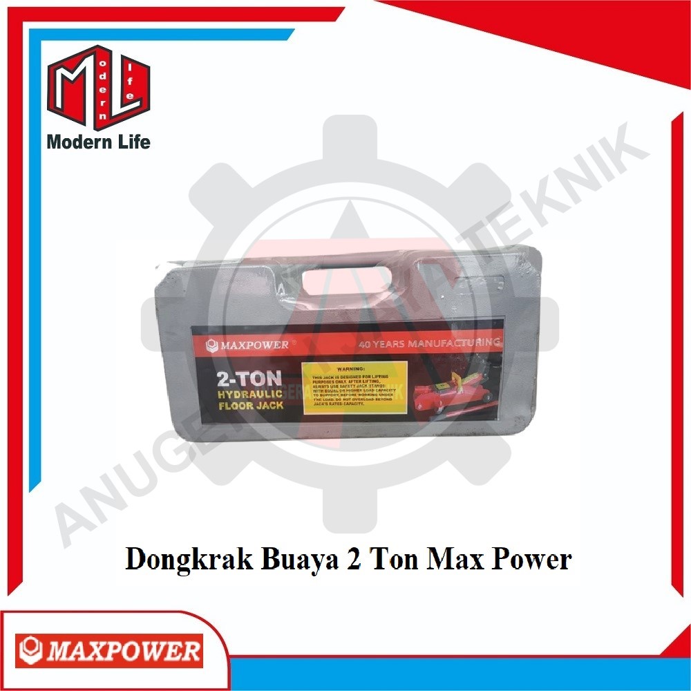 Dongkrak Buaya 2 Ton Hidrolik - Hydraulic Floor Jack MAX POWER