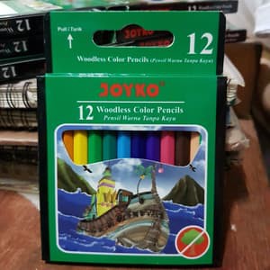 

Pensil Warna Joyko Woodles Color pencils isi 12 pendek