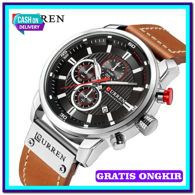 Jm Jam Jsm Tanggan Tangan Pria Laki Laki Cowok Cowo Original Ori Kekin Curren 8291 Jam Tangan Pria