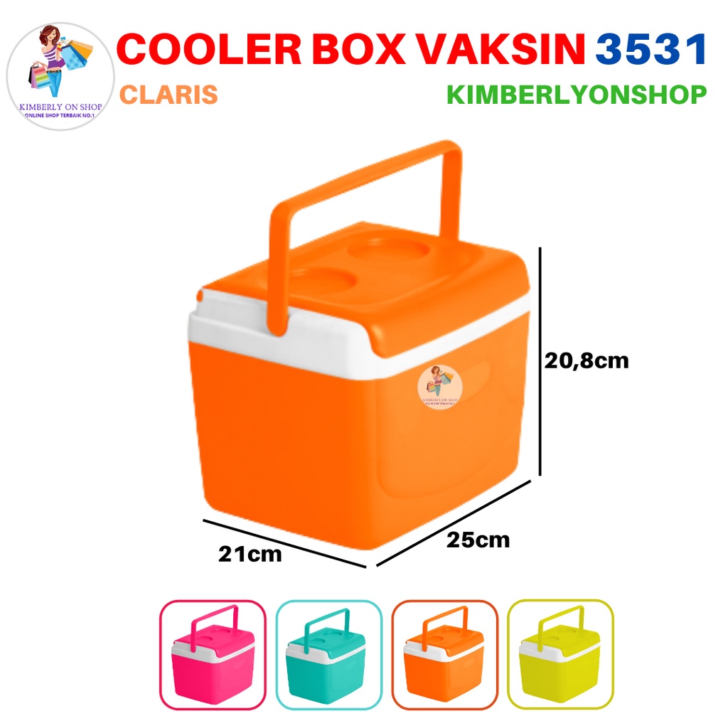 Cooler Box Vaksin vaccine cool box vaksin 5,5 Liter 3531 Claris