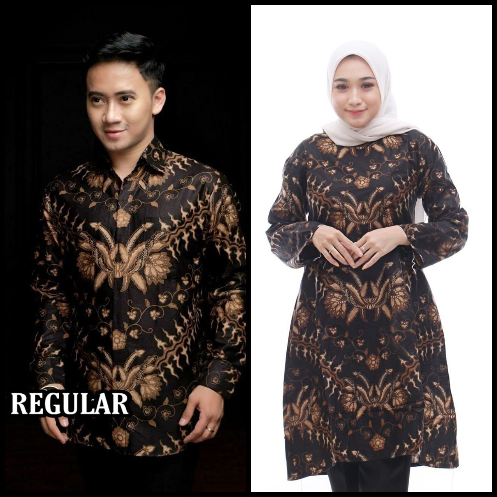 Atasan Batik Lengan Pendek 021 RISNA BATIK HRB026 HEM BATIK PEKALONGAN