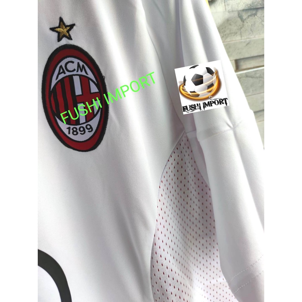 RETRO | Jersey Baju Bola Milan Away 2013 Remake Grade Ori