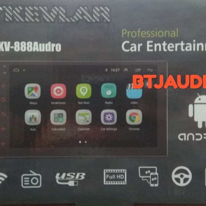 HEADUNIT TAPE TV MOBIL KEVLAR ANDROID OS 8.1 FULL HD GPS