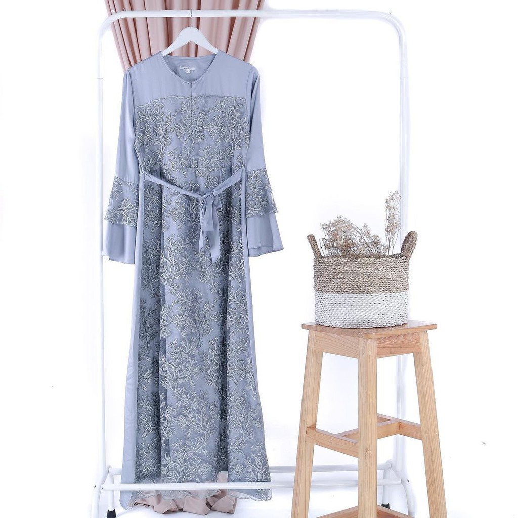 SYAFIN FASHION - Maxi Nuraini / Couple Nuraini / Maxi ZOYA / Dress Maxi Tile / Gamis Muslim Terbaru 