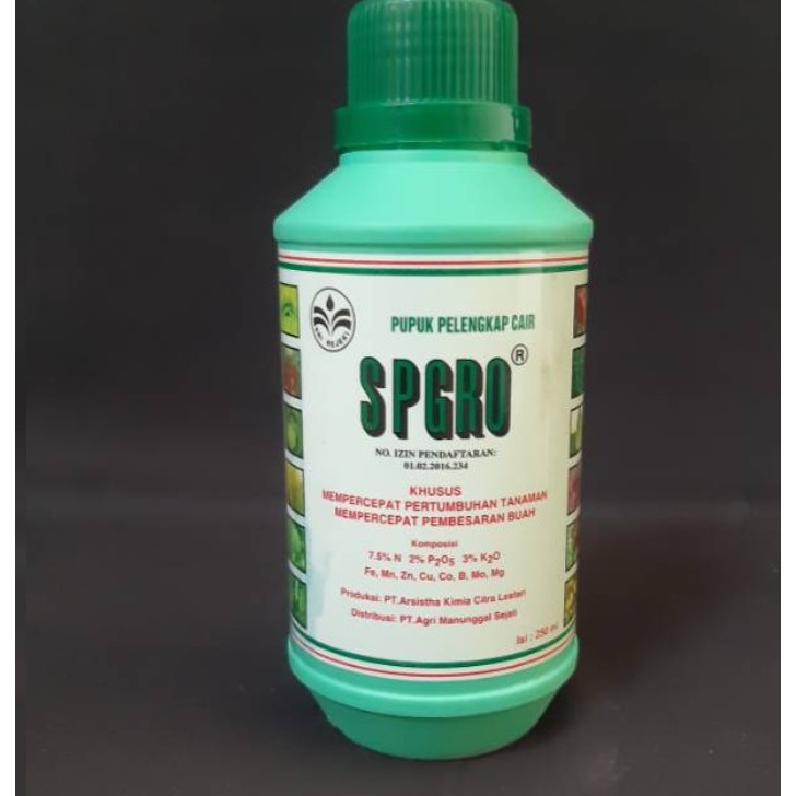 Pupuk daun cair mempercepat pertumbuhan tanaman SP GROW 250ml