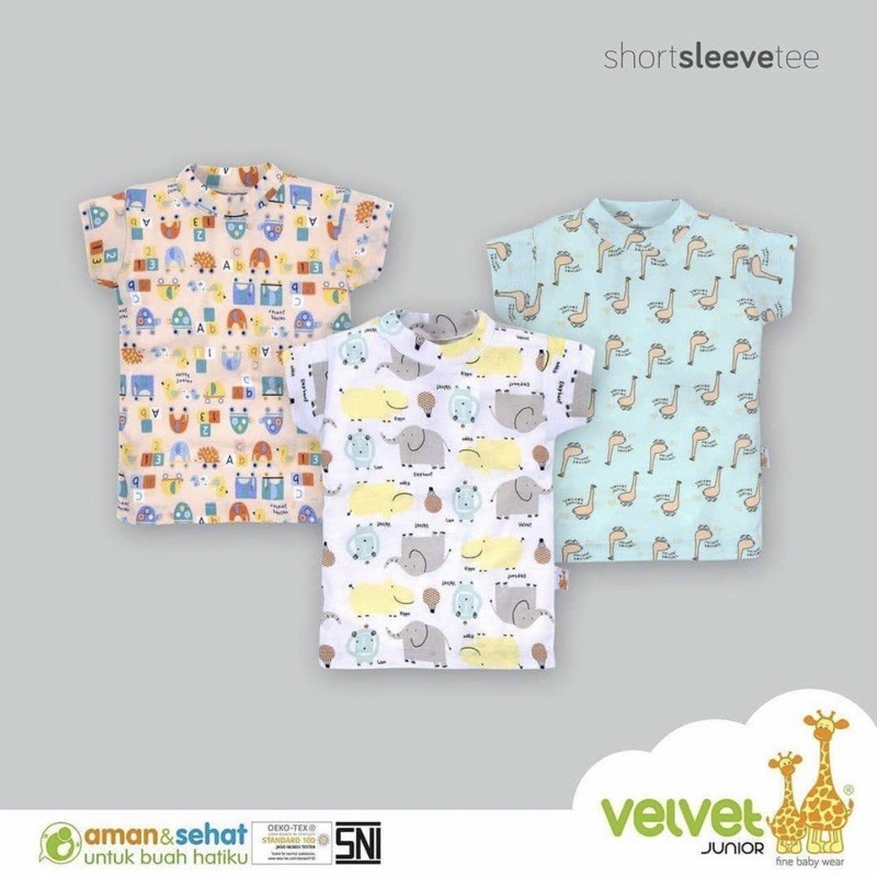 Velvet junior Oblong tipis Bloon Tangan Pintar BAJU ANAK / BAJU BAYI dan adem ARUCHI SNI