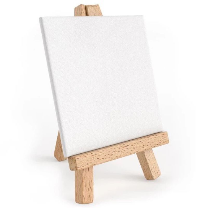 

easel kayu / stand foto / stand hp / stand kanvas / tripod kayu / wooden easel holder 30x20 cm