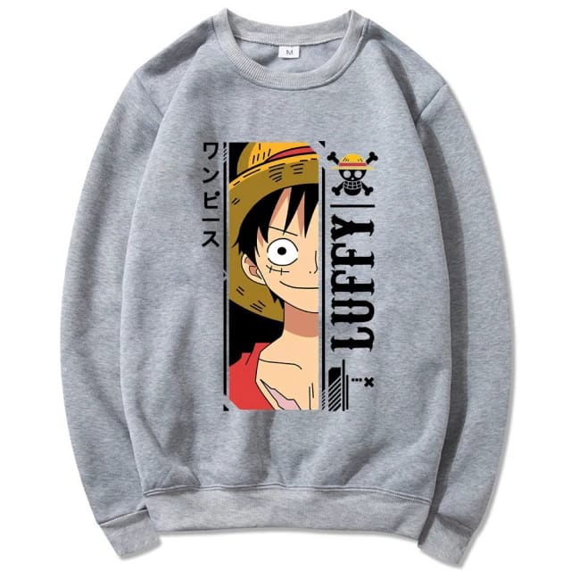 LUFFY SWEATER CRAWNECK || SWEWTER BASIC || SIZE M - L - XL ( Pria &amp; Wanita )