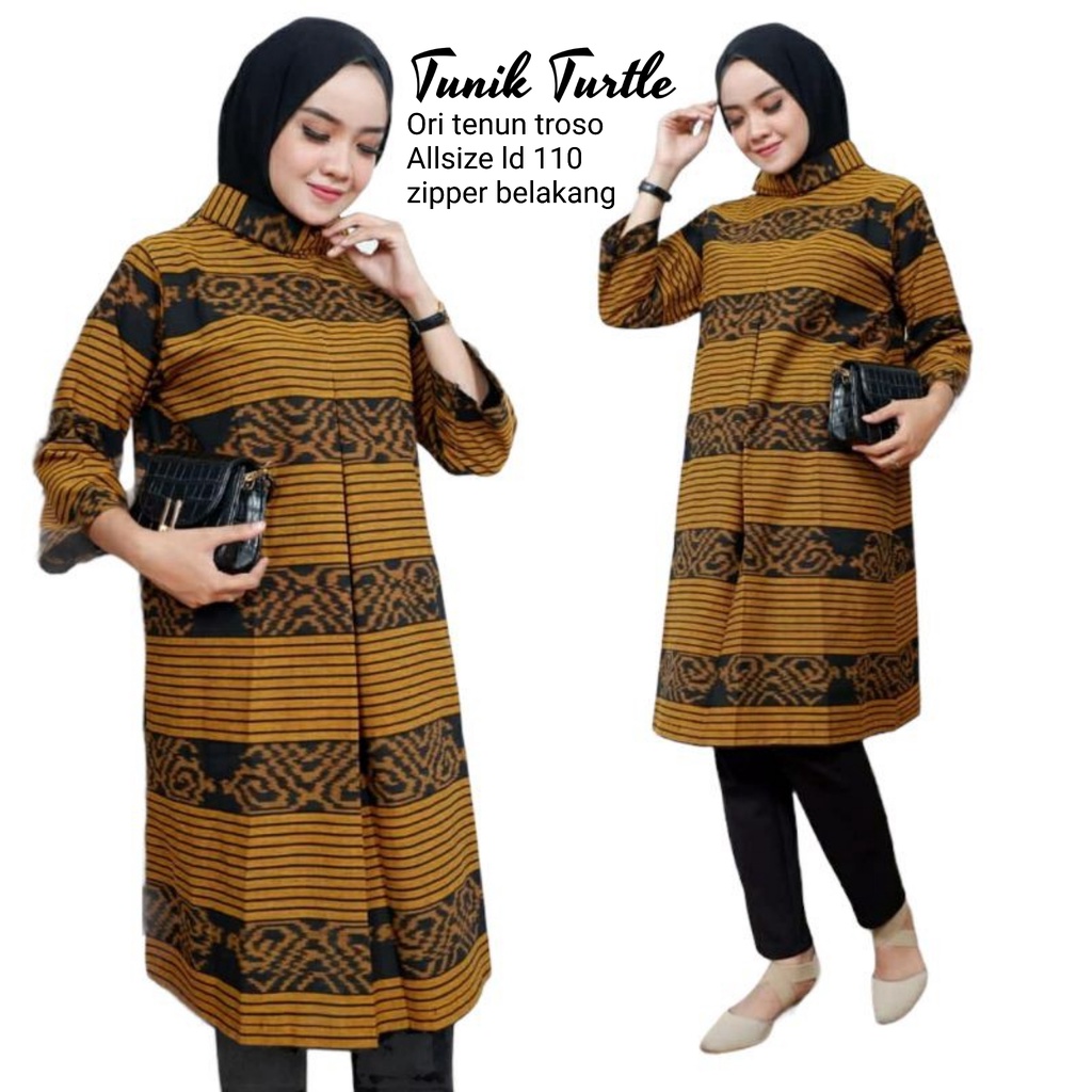 Tunik turtle ori tenun troso