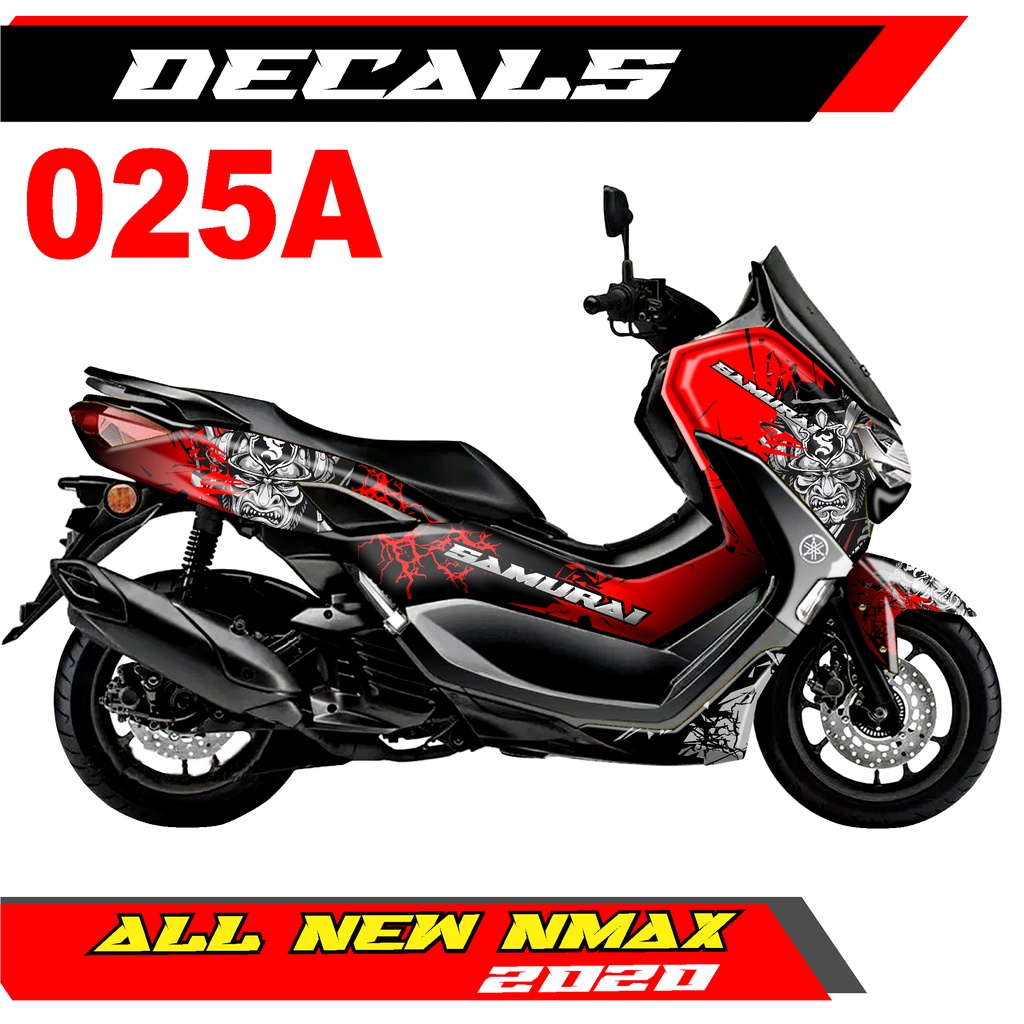 Decal Sticker - Dekal Stiker All New Nmax 2020  Fullbody Desain SAMURAI GRADASI Kombinasi - 025