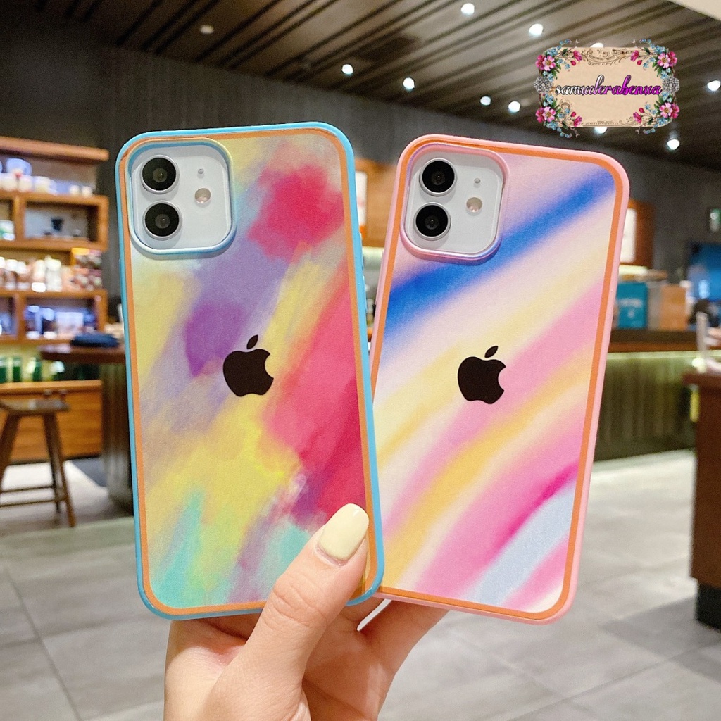 ss044 softcase rainbow ip 6 6+ 6s 7 8 x xs xr sb2818