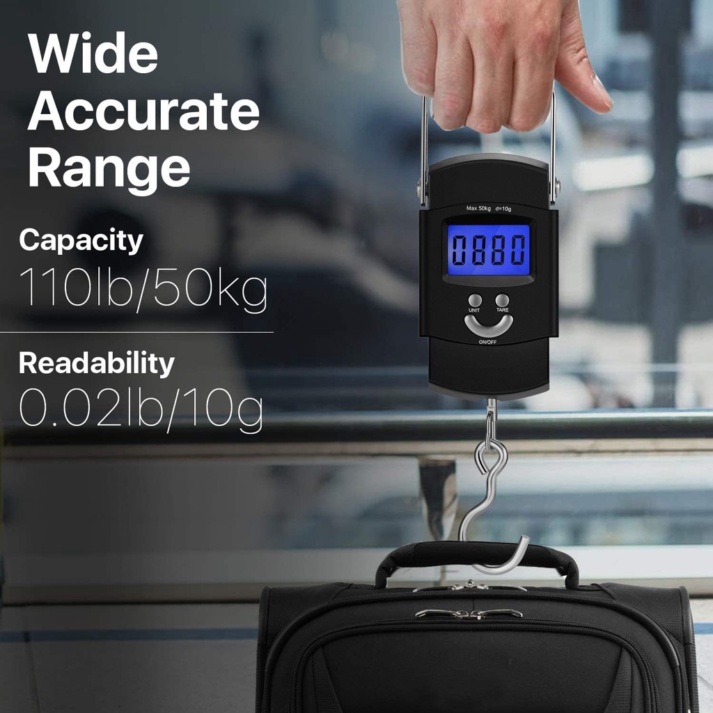 Timbangan Gantung Digital Portable Scale  (Timbangan Ikan, Laundry, Ekspedisi Kurir)