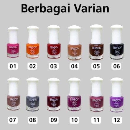 Brasov Nail Polish Peel Off BPOM kutek kupas