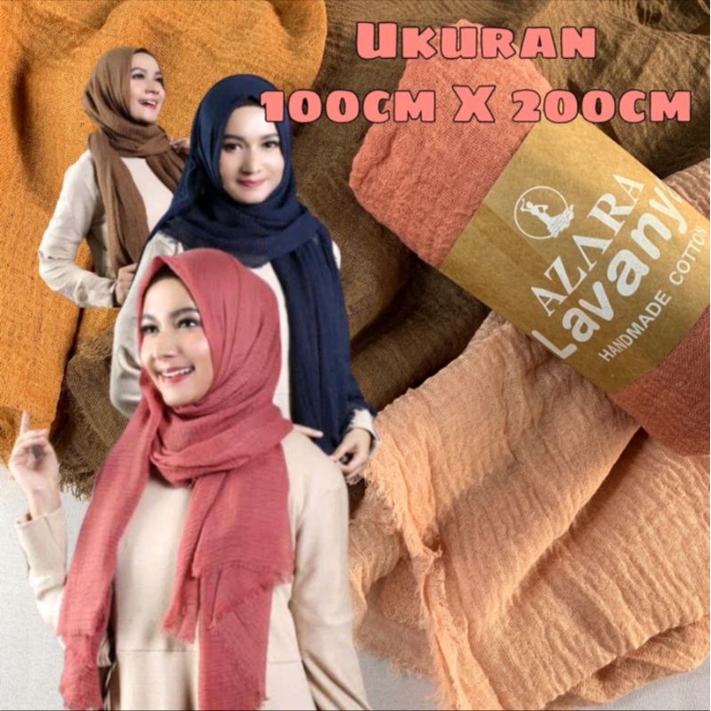 PASHMINA CRINCLE PREMIUM ORI BY AZARA