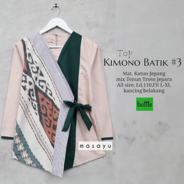 KIMONO BATIK / BLOUSE BATIK / ATASAN BATIK
