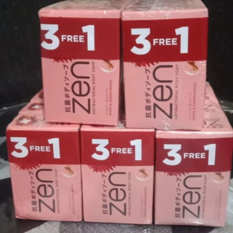 Zen sabun batang body soap 4's