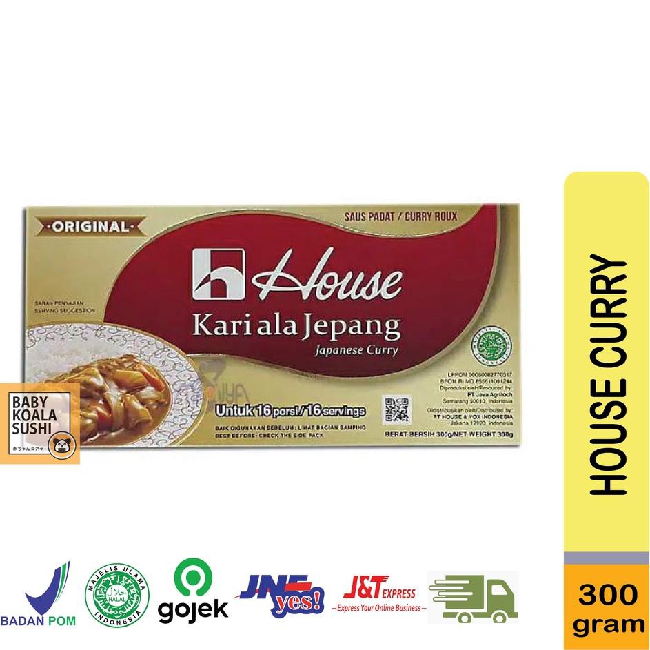 

『KP』 HOUSE Japan Curry Kare Jepang 16 Porsi Halal │ Bumbu Kuah Kari Ramen Udon